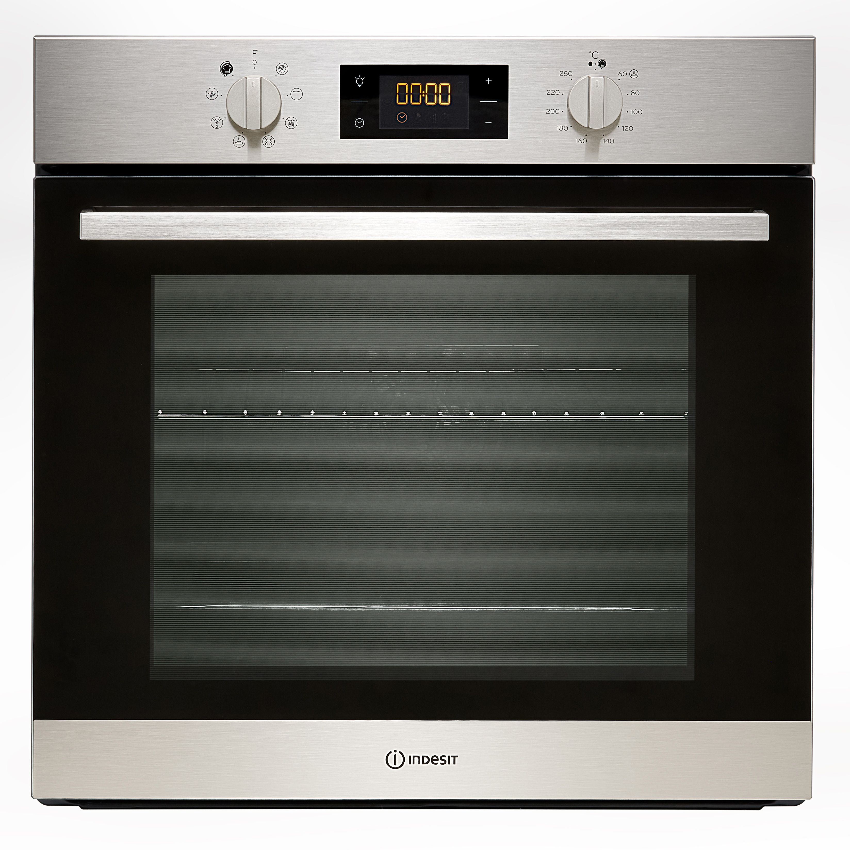 Indesit Aria IFW6340IX Built In Electric Single Oven - Stainless Steel - A Rated, Stainless Steel