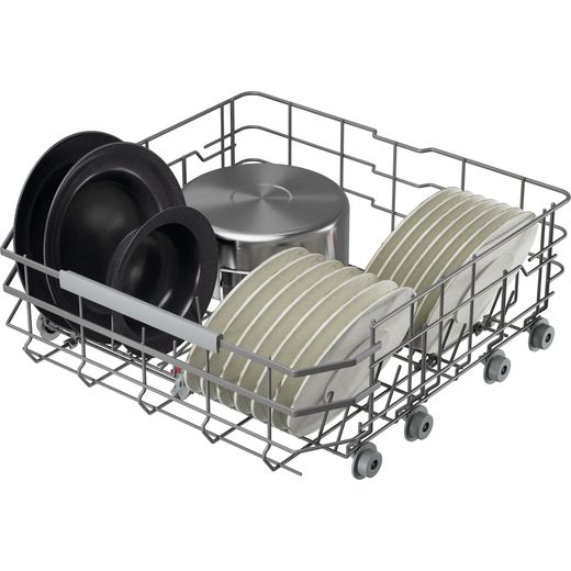 AEG Integrated Standard Dishwasher - White - left bakset perpsective shot