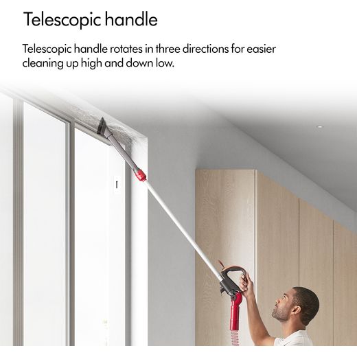 Dyson Ball Animal Multi-floor Upright Vacuum Cleaner - Annotation - Telescopic handle shot