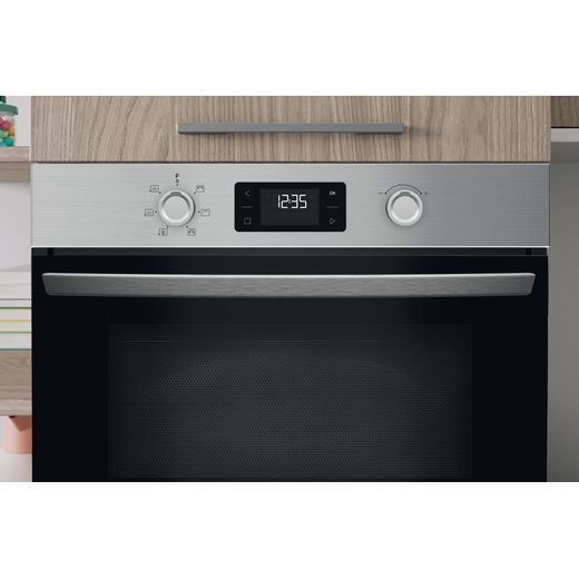 Indesit IP 252R XUK Microwave Stainless Steel - Control panel
