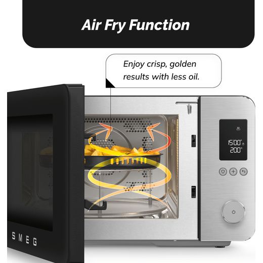 Smeg Collezione Microwave MOC02BLMUK Black_2