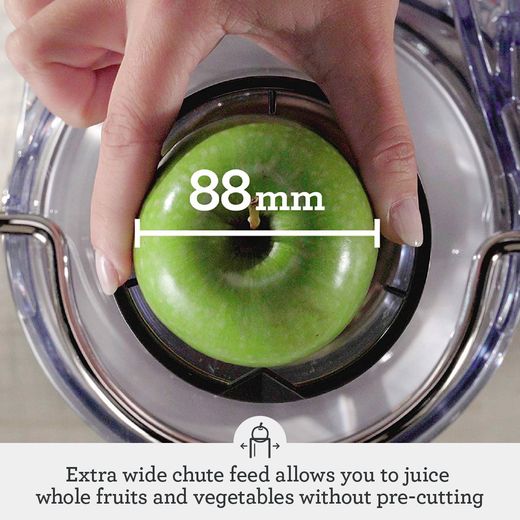 Sage The 3X Bluicer™ Pro SJB815BSS2GUK1 Juicer & Blender - Brushed Stainless Steel - Annotation - Extra wide