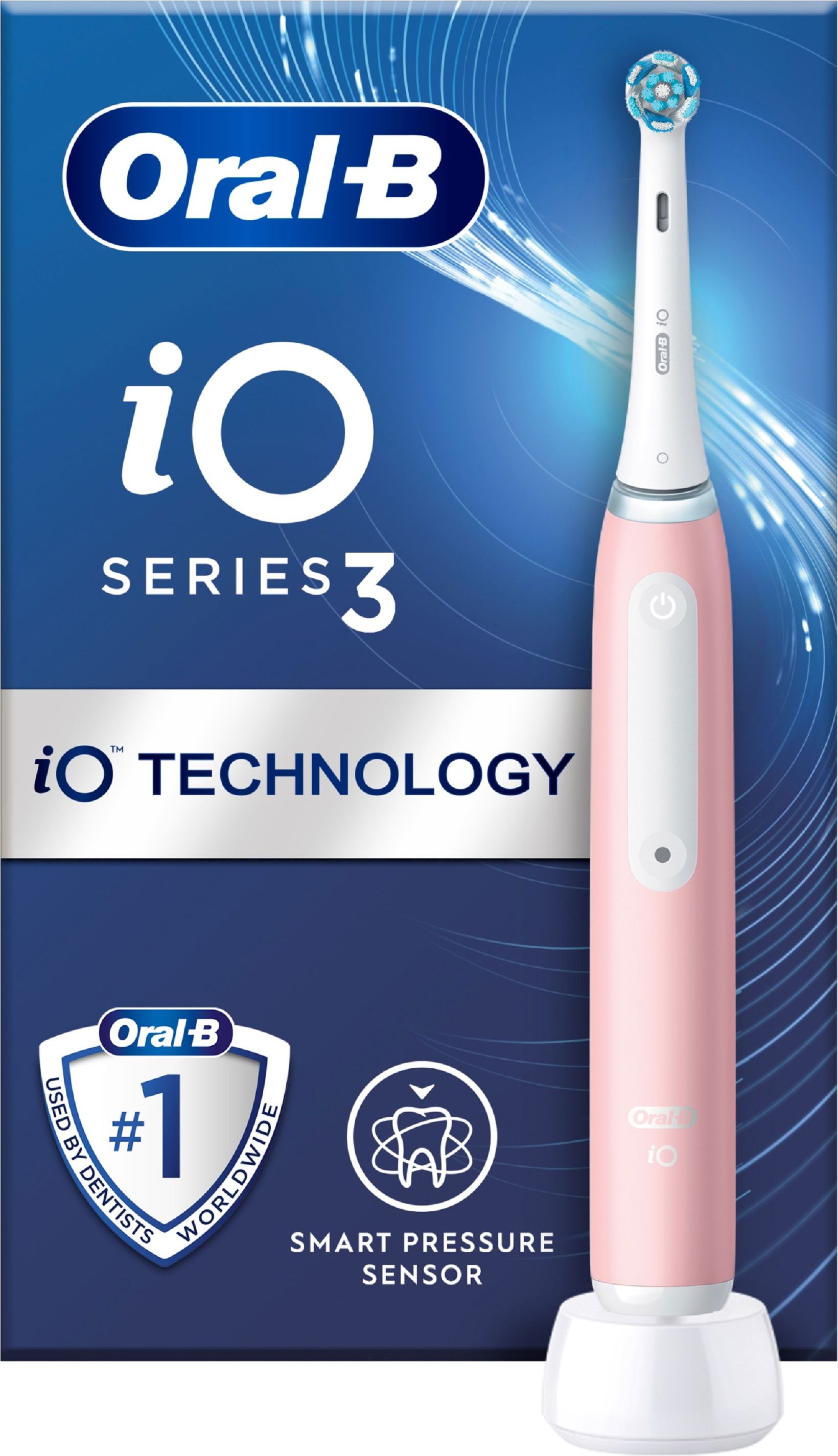 Oral-B iO Series 3 Electric Toothbrush - Rotating-Oscillating - Pink