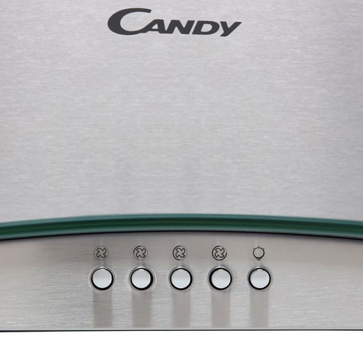 Candy CGM64/1X 60 cm Chimney Cooker Hood - Stainless Steel / Glass