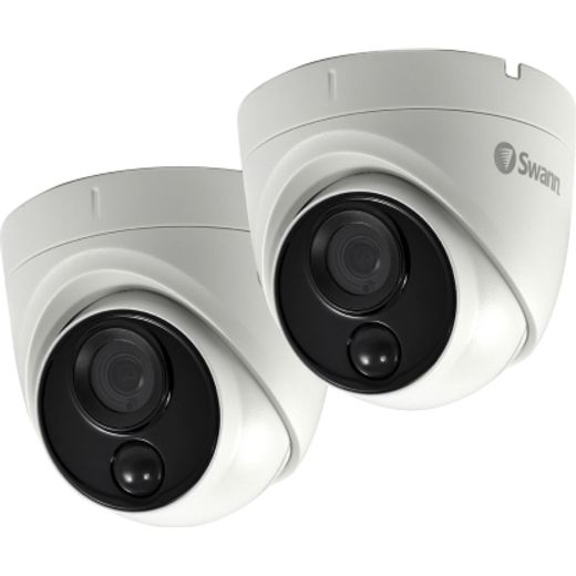 Swann Dome Security Camera 2 Pack 4K - White