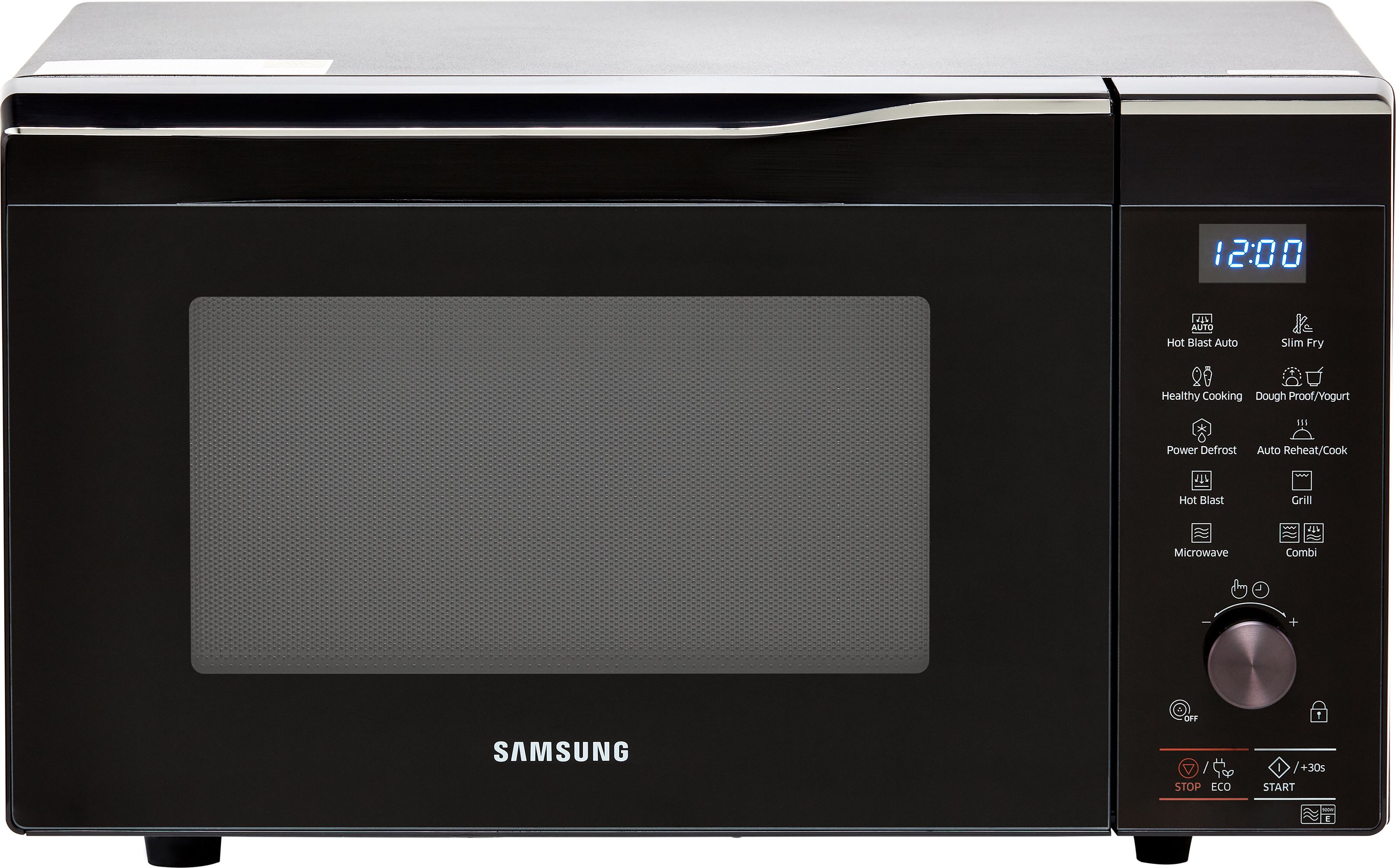 Samsung HotBlast MC32K7055CK 31cm tall, 52cm wide, Freestanding Microwave - Black, Black