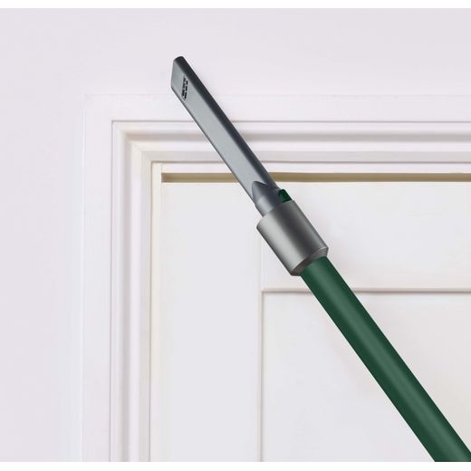 Tower VL220 Cyclone Dust Station T527102 Upright Vacuum Cleaner - Cleaning top of door with hoover shot