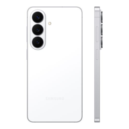 Samsung Galaxy S26 512GB Smartphone in White - Back and side