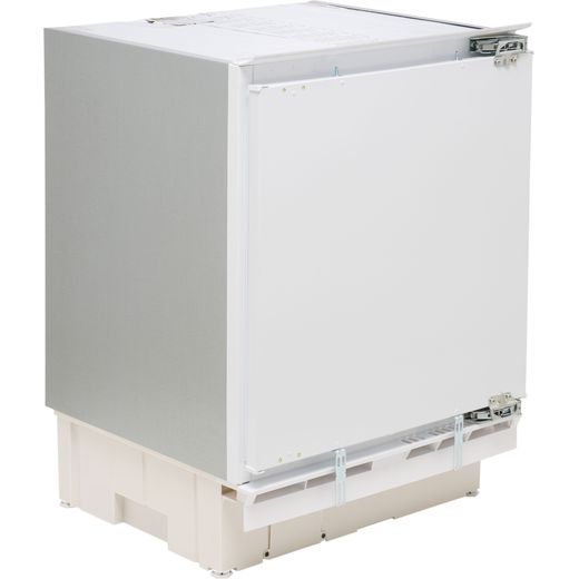 Indesit INBUL011.UK Integrated Under Counter 82cm High Fridge - Fixed Door Fixing Kit - White - Right perspective shot