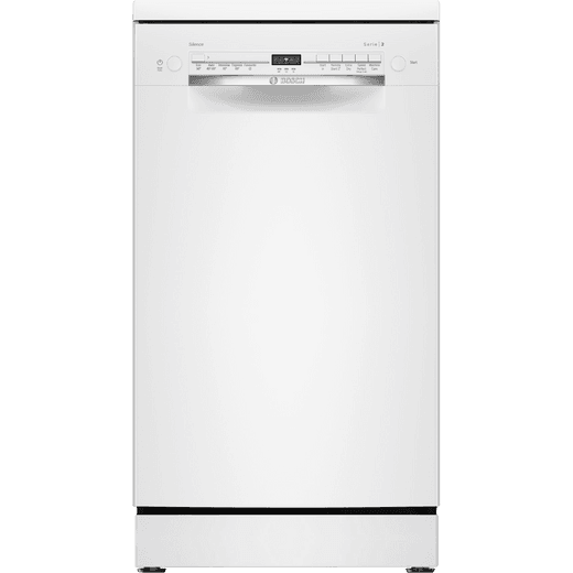 Bosch Series 2 SPS2IKW04G Wifi Connected Slimline Dishwasher - White - F Rated