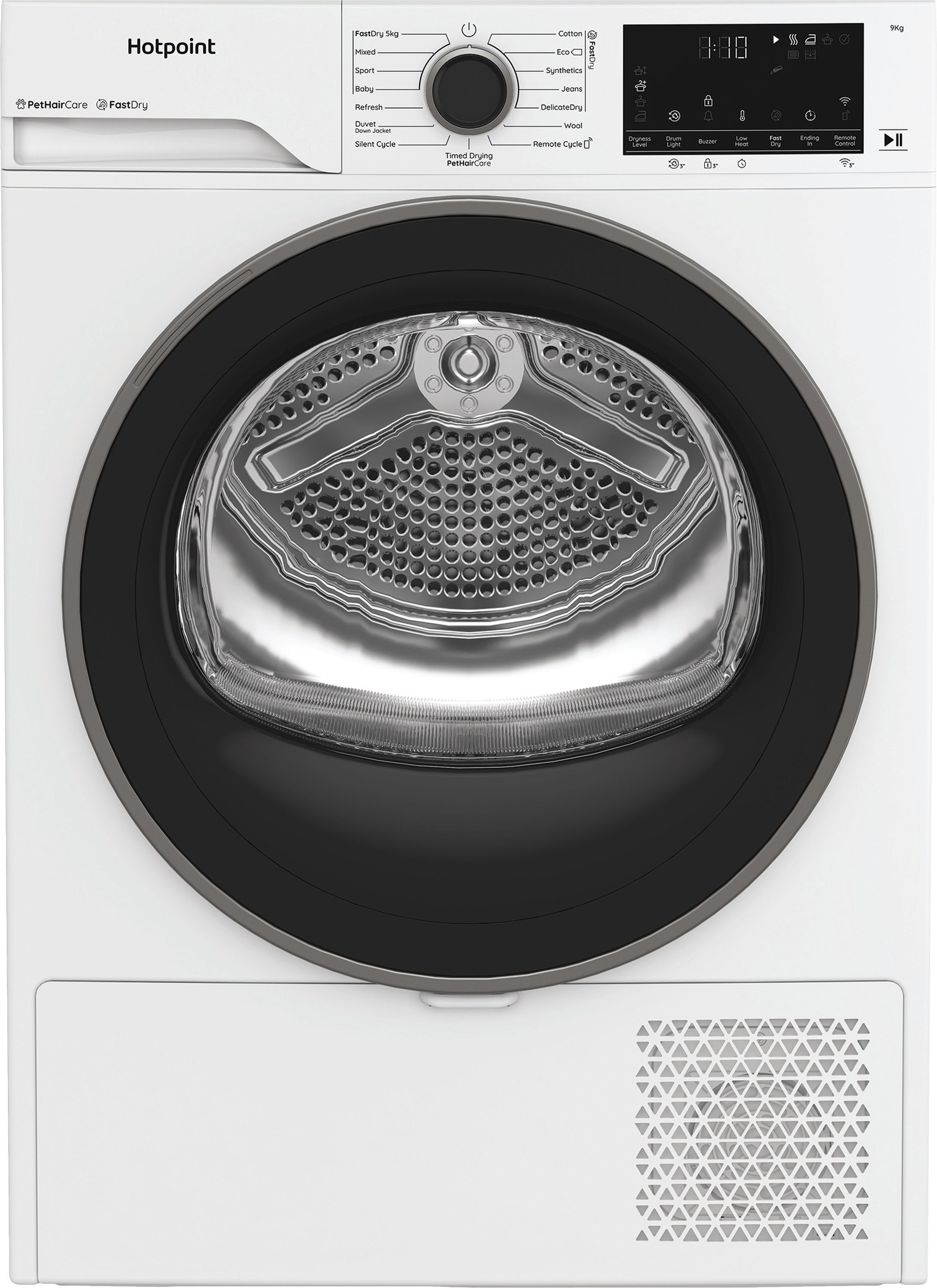Hotpoint 9 Kg Heat Pump Tumble Dryer - White - A+++ Energy Efficiency