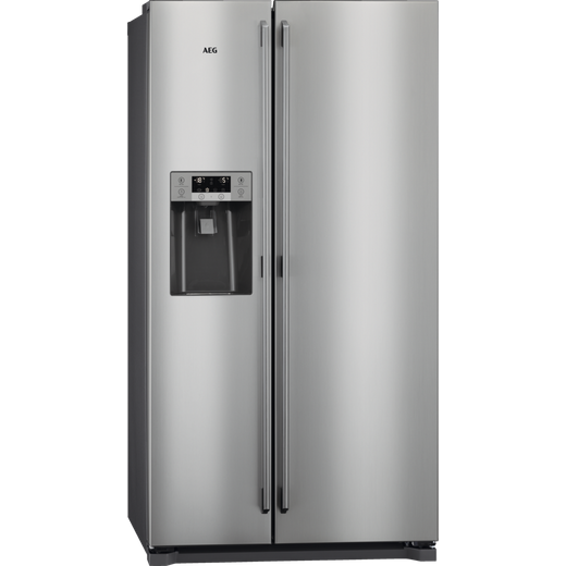 AEG RMB76111NX American Fridge Freezer - Stainless Steel - G Rated