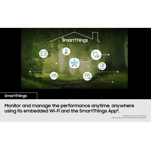 Samsung Series 8 AI Energy OptimalDry™ DV90BB9445GB 9Kg Heat Pump Tumble Dryer - Black - Annotation - Smart things shot