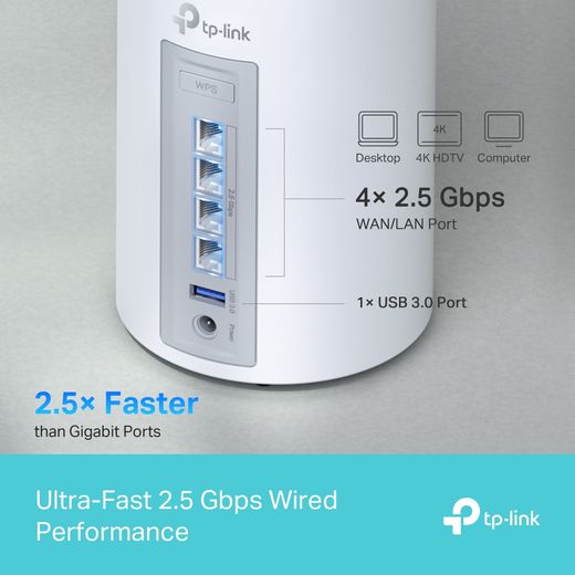 TP-Link Deco - Annotation - 2.5 Gbps wired