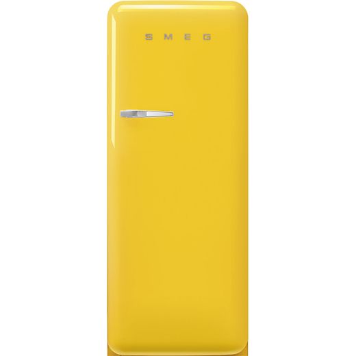 Smeg Right Hand Hinge FAB28RYW5 Fridge - Yellow - D Rated