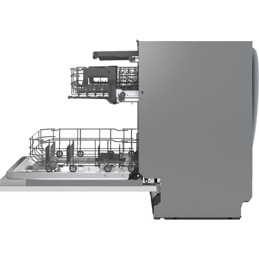LG QuadWash™ Fully Integrated Standard Dishwasher - Stainless Steel with Fixed Door Fixing Kit - Side shot