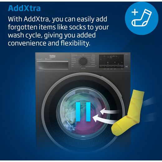 Beko BW1O3721W 7kg Washing Machine with 1200 rpm - White - Annotation - AddXtra