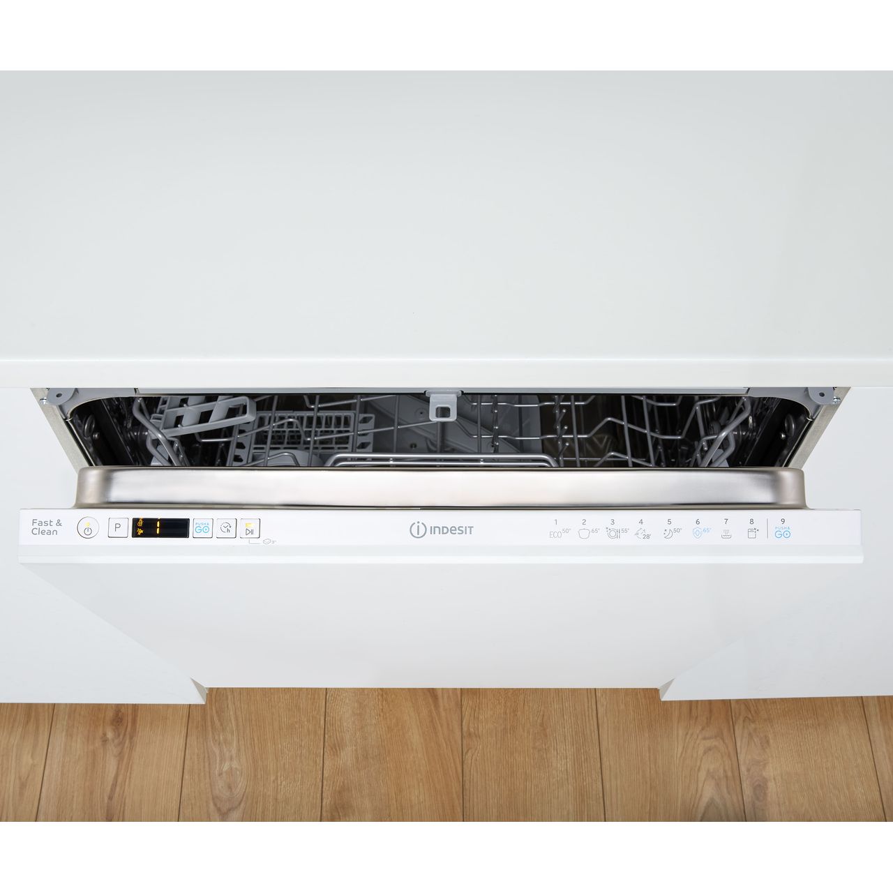 Genuine Indesit Dishwasher Fascia / Dashboard White – DVG622WHUK – C00144067