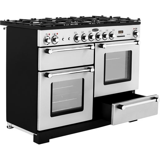 Rangemaster Kitchener KCH110DFFSS/C 110cm Dual Fuel Range Cooker - Stainless Steel / Chrome.jpg