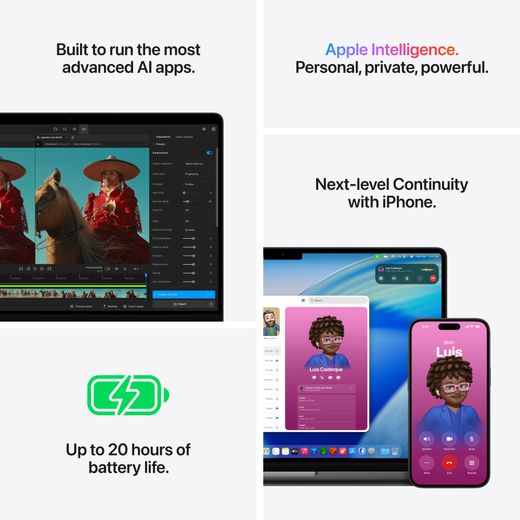 Apple MacBook Pro " WiFi - Space Black - Annotation - feature shot