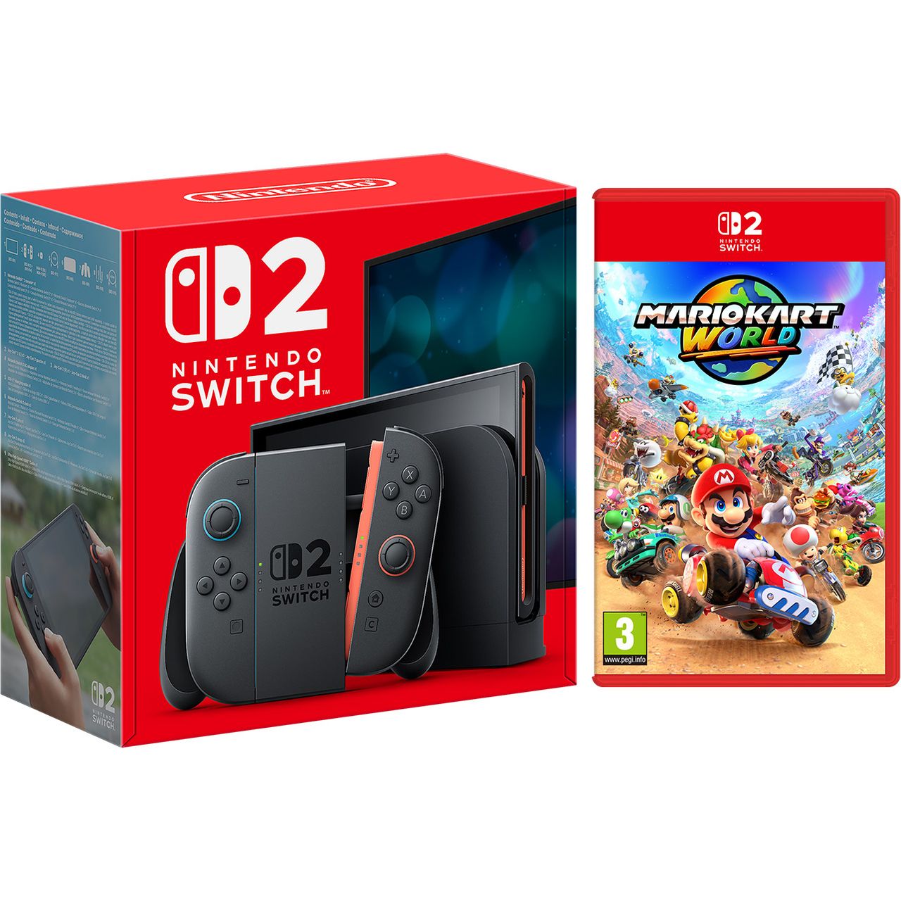 Nintendo Switch 2 Mario Kart World Console | Black | ao.com