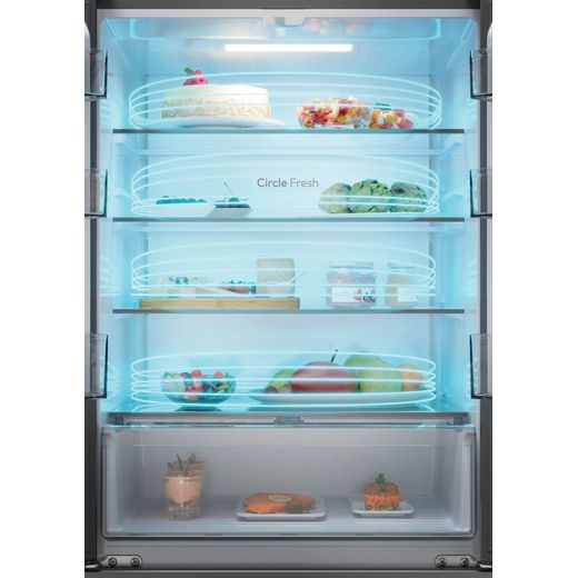 Hoover American Fridge Freezer - Stainless Steel - Inside air shot