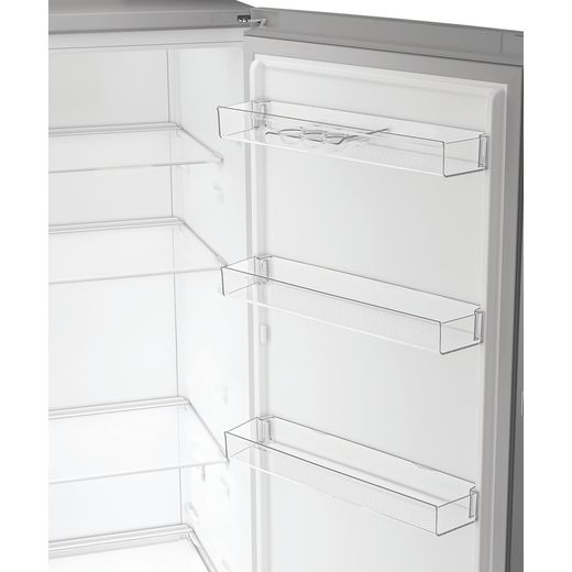 Indesit MLINS 1411 SEUK 171cm Fridge - Silver - close up door shelf shot
