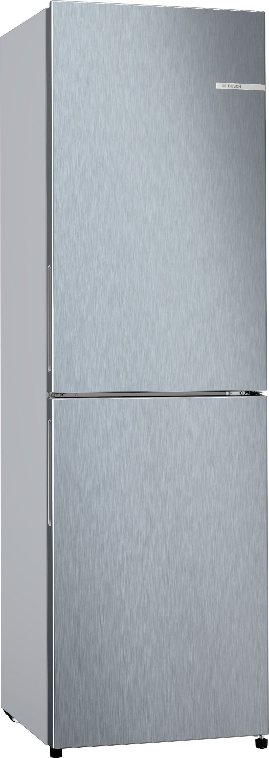 Bosch Series 2 KGN27NLEAG 50/50 Frost Free Fridge Freezer - Stainless Steel Effect - E Rated, Stainless Steel