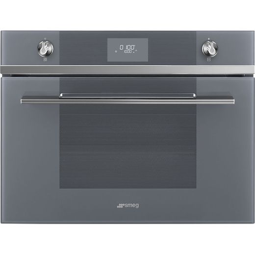 Smeg Linea SF4101MS1 Built In Microwave - Silver