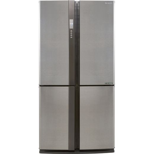 Sharp SJ-EX820F2-SL American Fridge Freezer - Silver - F Rated