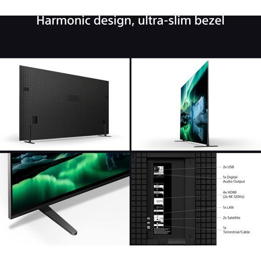 Sony Bravia 77" 4K Ultra HD OLED Smart TV - Annotation -  Harmonic and bezel shot