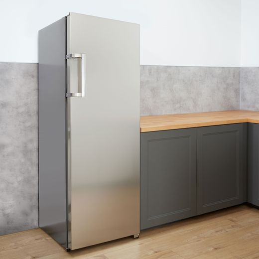 Hisense RL415N4ACE Fridge - Stainless Steel - Fridge freezer in kitchen shot