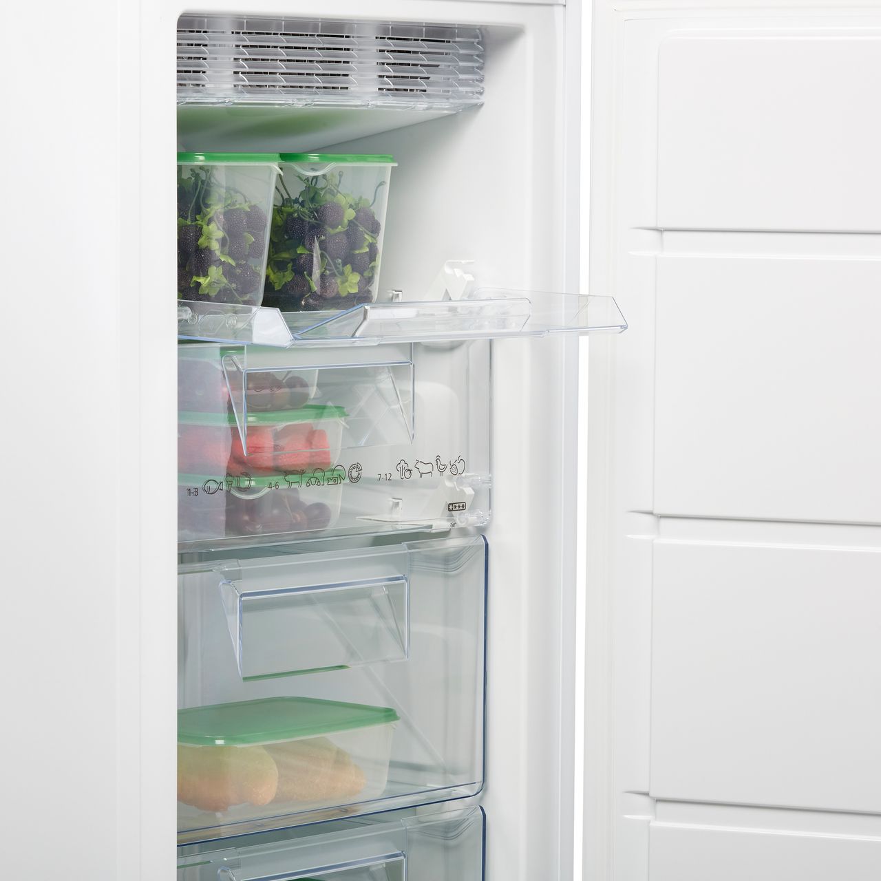 zanussi tower freezer