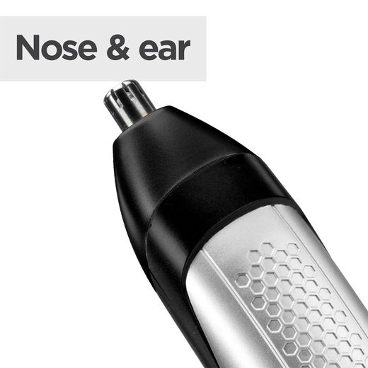 Babyliss Lithium Power Beard Trimmers Grey - Annotation - Nose and ear
