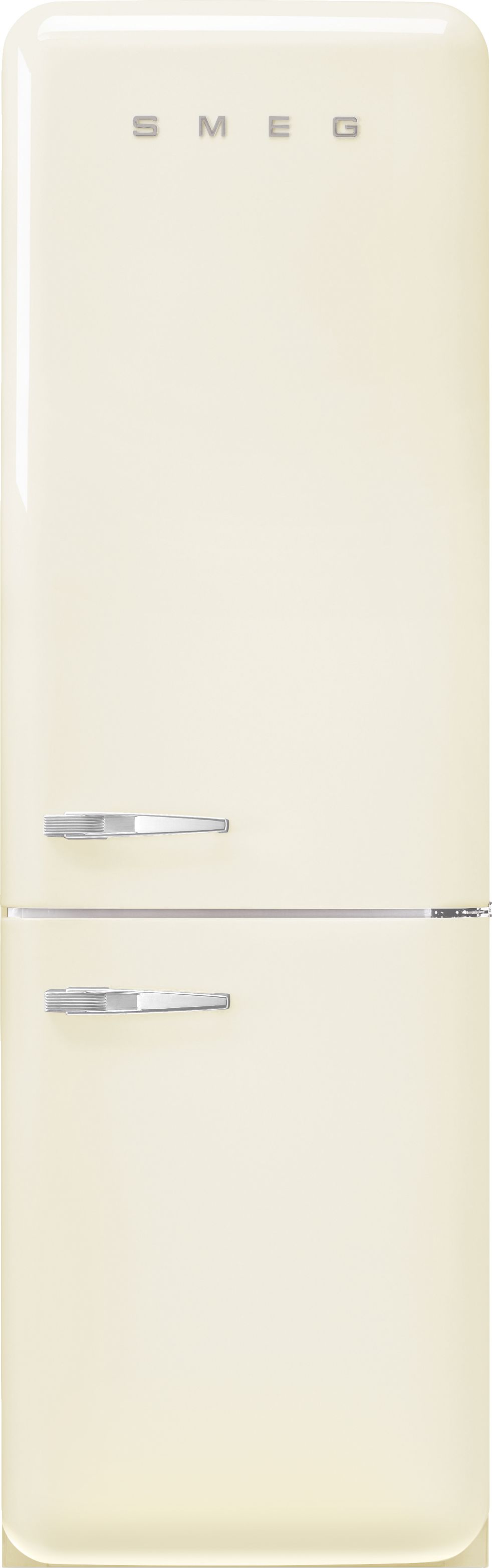 Smeg FAB32RCR6UK Fridge Freezer - Cream - 197cm Height - 331L Capacity - C Energy Rated