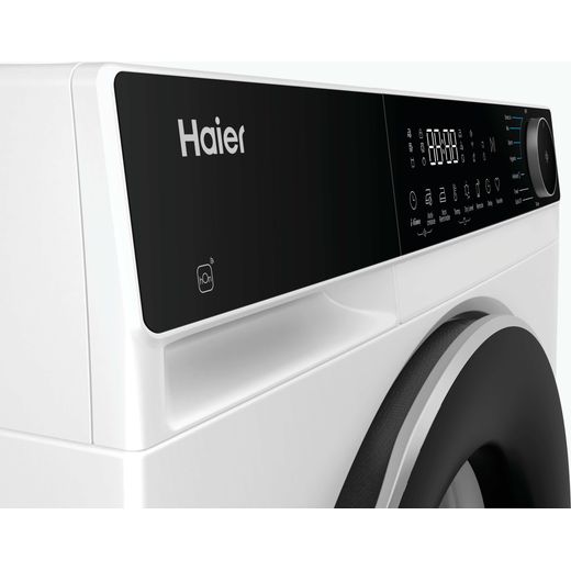 Haier HD80-D357U1-UK Wifi Connected Heat Pump Tumble Dryer - White - Control panel