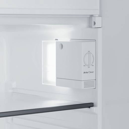 Hoover HONOQ2S58EWK 85cm High Small Fridge with Ice Box - White - Control panel shot 