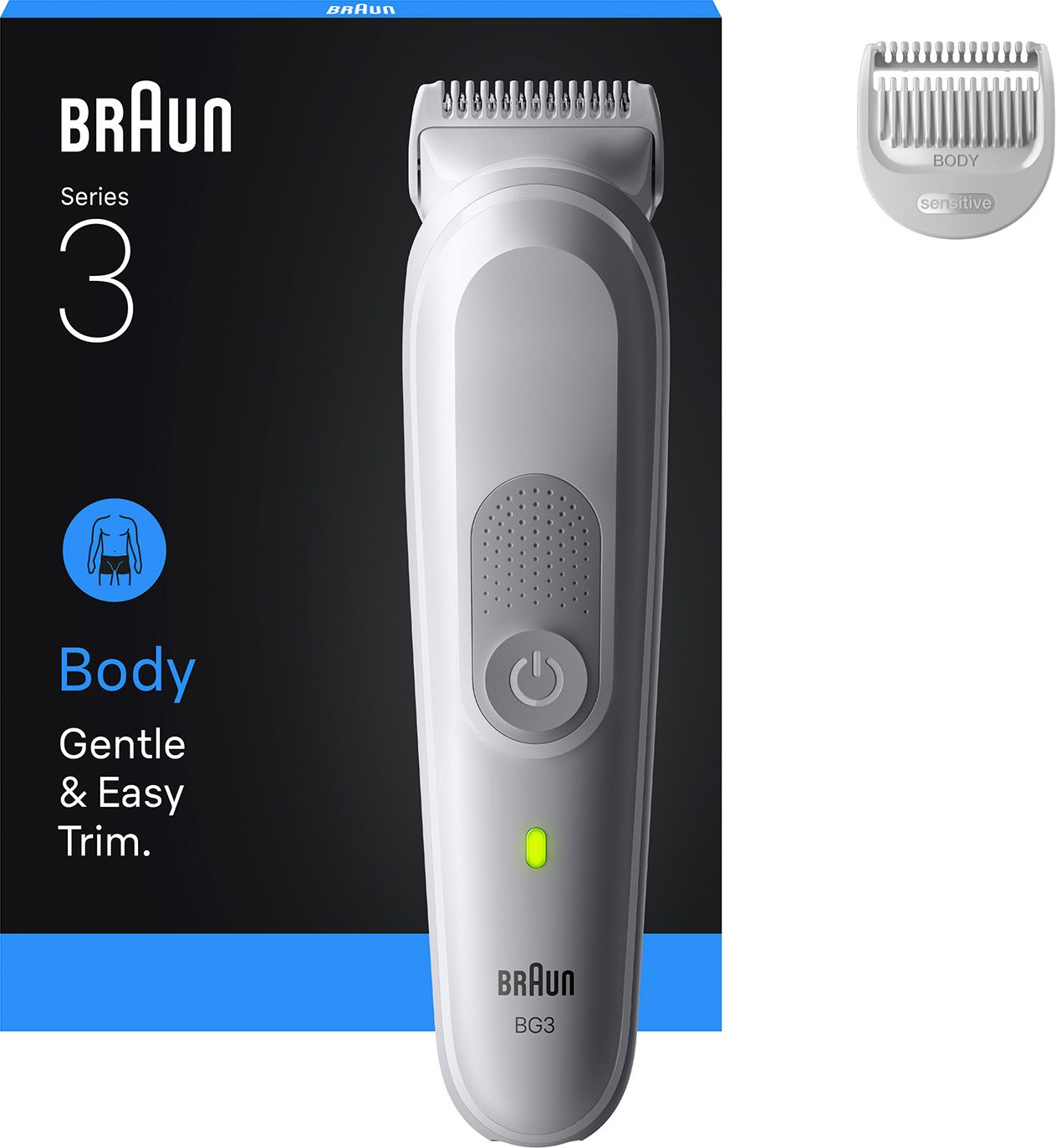 Braun Series 3 Body Groomer - Grey