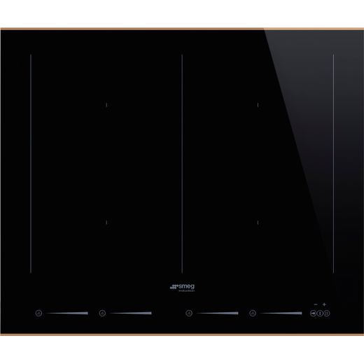 Smeg Dolce Stil Novo SIM662WLDR 60cm Induction Hob - Black / Copper