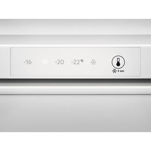 AEG 6000 Series OT6LA811DW 84cm Upright Freezer - White - control panel shot
