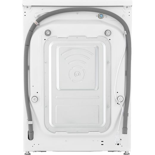 LG Series 4 Pro AI Direct Drive F4Y711WBTN1 11kg Washing Machine with 1400 rpm - White - Back shot