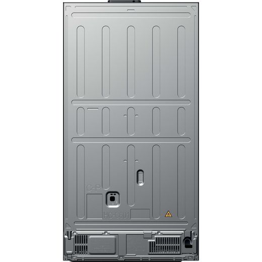 Haier Series 7+ American Fridge Freezer - Black - Back shot