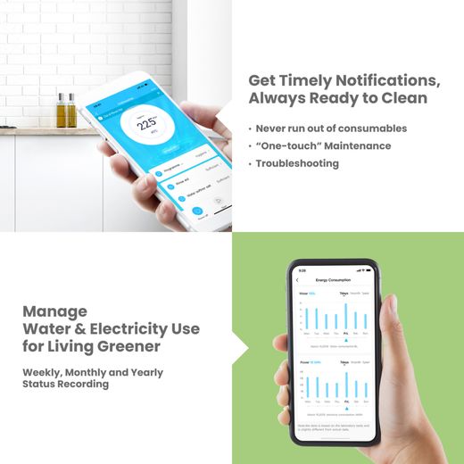 Comfee Fully Integrated Standard Dishwasher - White with Fixed Door Hinge Kit - annotation - manage via app