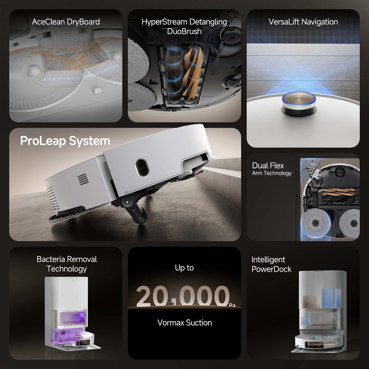 Dreame X50 Ultra Complete Robotic Vacuum Cleaner - White