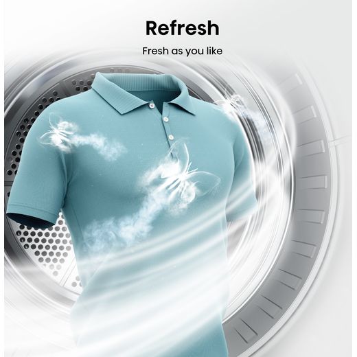 Hisense 1 Series DH1Q902BW2 9Kg Heat Pump Tumble Dryer - White - Annotation - Refresh