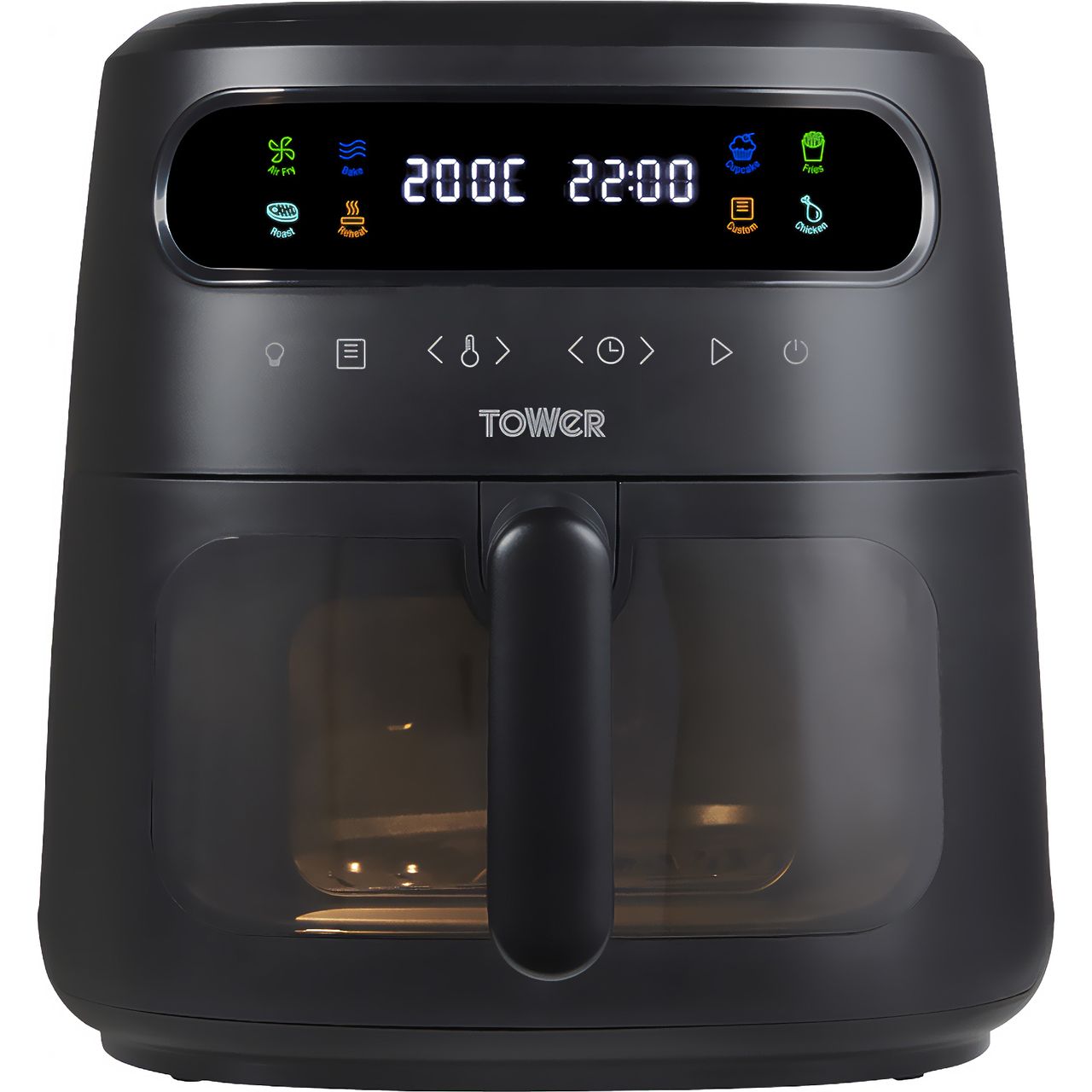 Tower Vortx 6L Colour Air Fryer White Digital