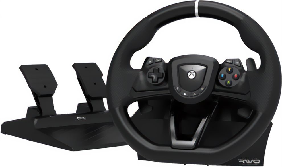 Hori - Racing Wheel and Pedals - Xbox One X, Xbox Series S - Black
