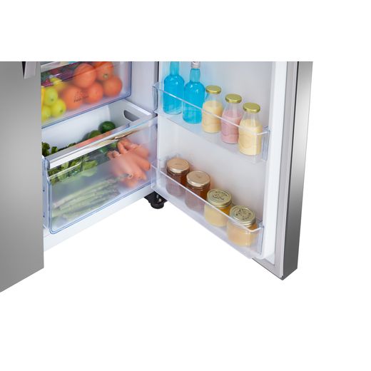 Hisense American Fridge Freezer - Stainless Steel - Door storage compartments