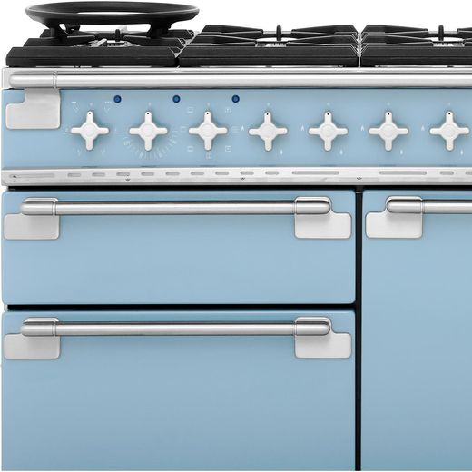 Rangemaster Elise ELS110DFFCA 110cm Dual Fuel Range Cooker - China Blue