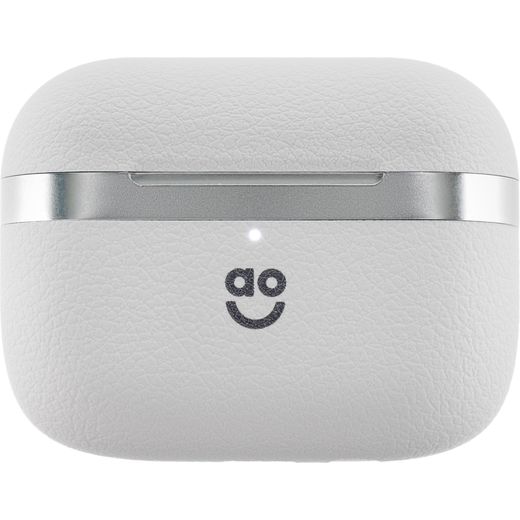 AO Earbuds Wireless Noise Cancelling In-Ear Headphones - White - Front shot